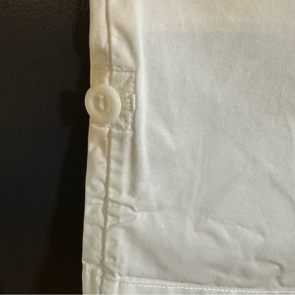 Pendleton Womens Cotton White Flat Front Crop Pants Size 4 (b5 - Picture 8 of 15